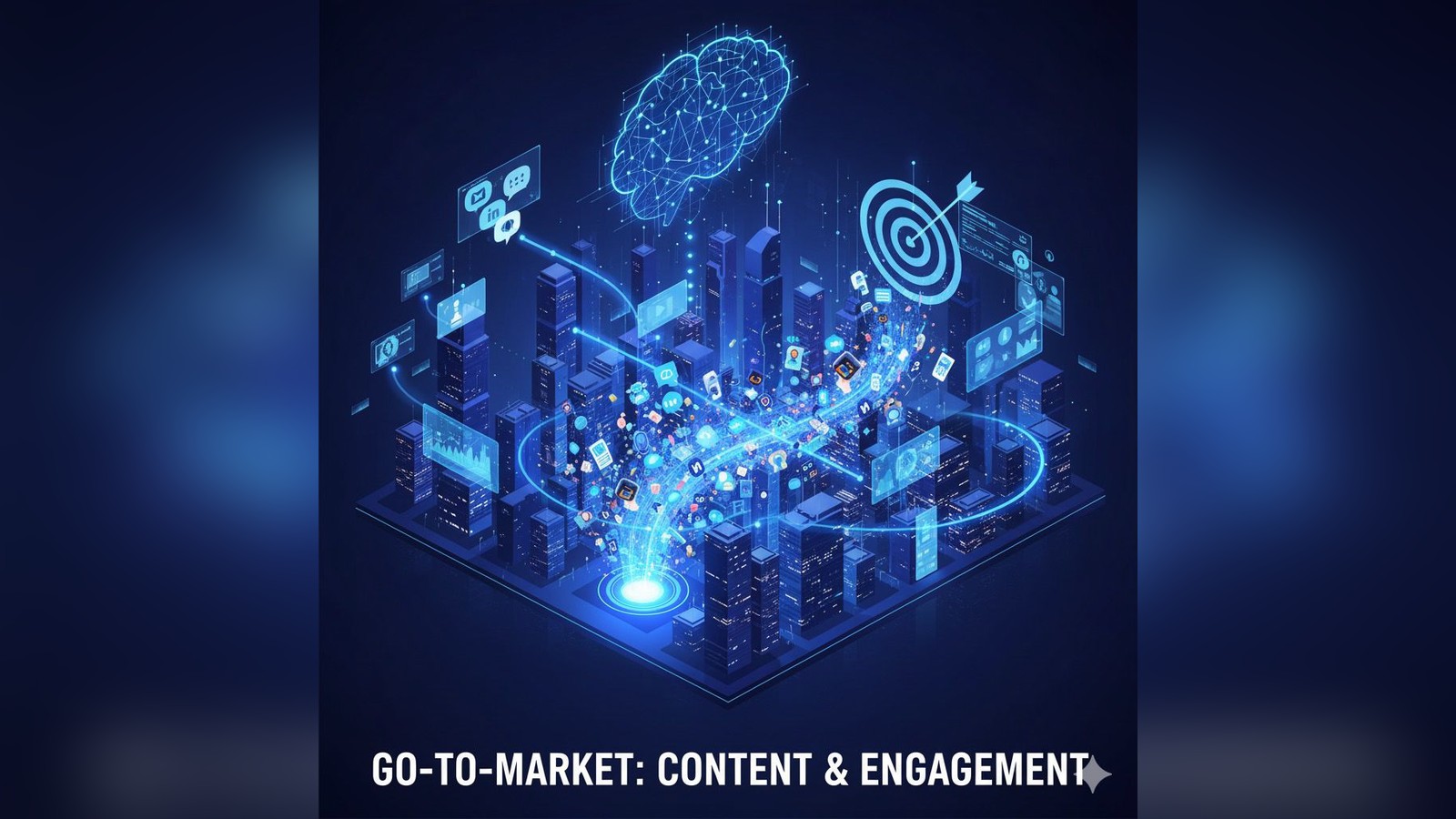 Digital content and engagement journey across connected platforms