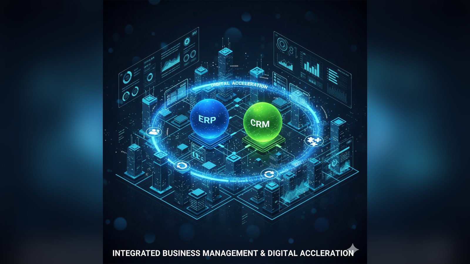 Integrated business management and digital acceleration platforms